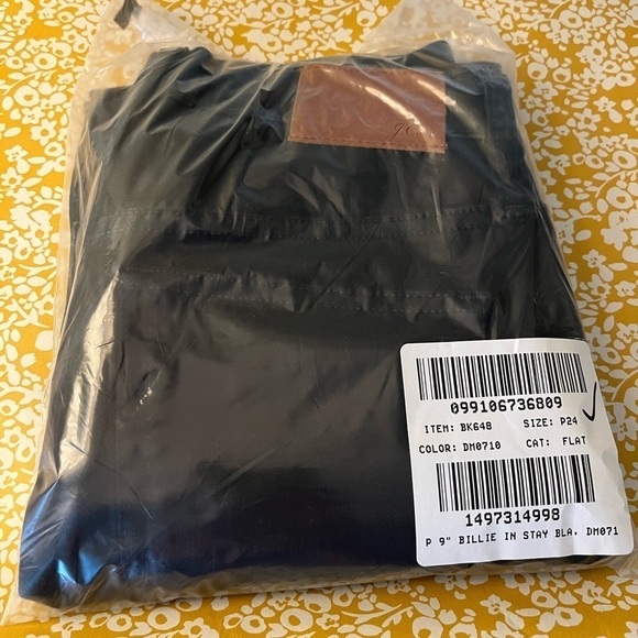 J. Crew Petite 9" demi boot crop jean BK648 Stay Black wash 24P 24 - Picture 8 of 8